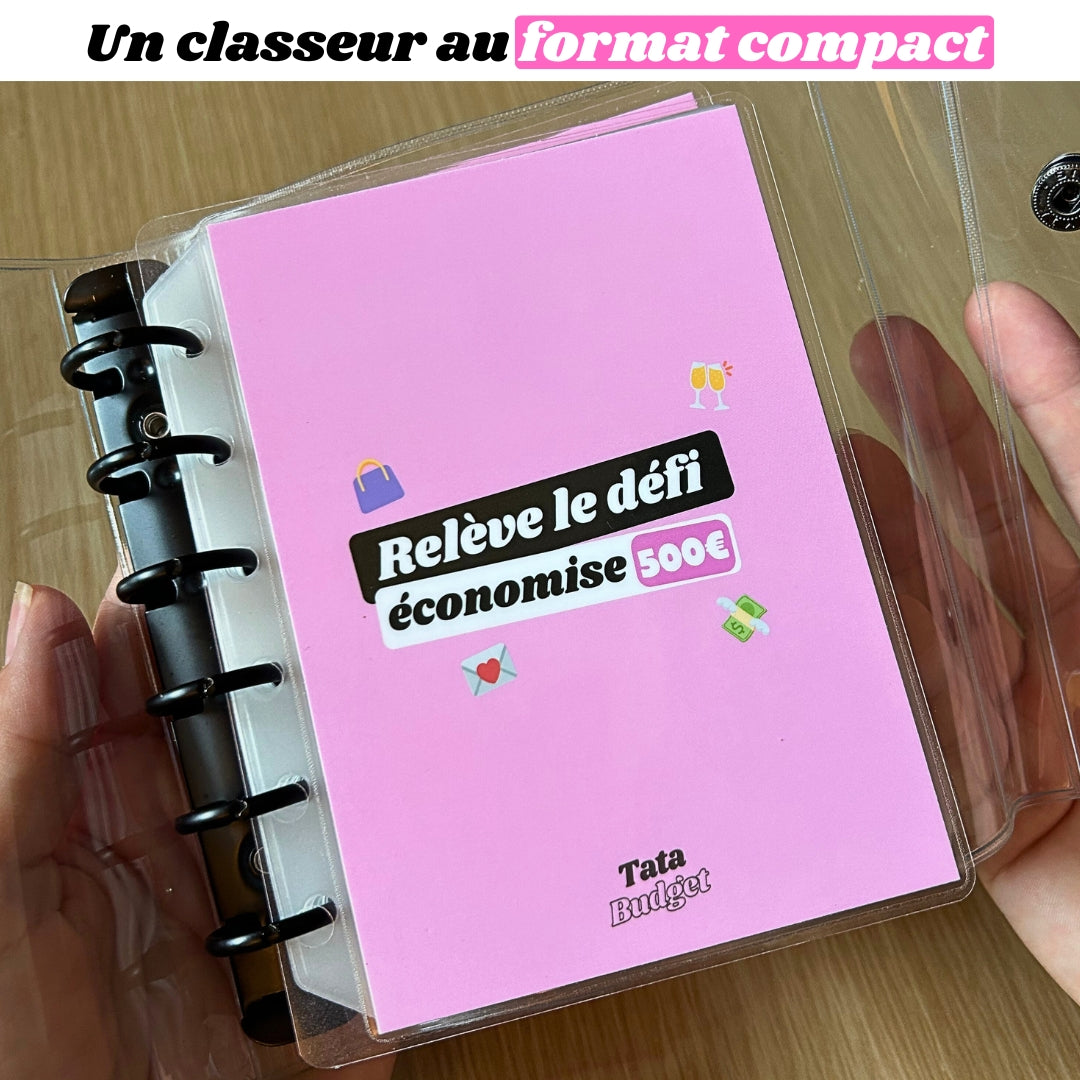 Relève le défi - Classeur personnalisé pour épargner