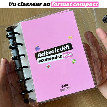 Relève le défi - Classeur personnalisé pour épargner