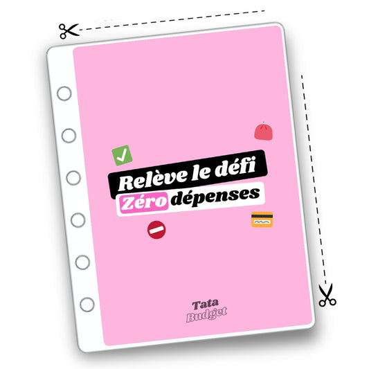 Défi "Zéro Dépenses" - fichier imprimable