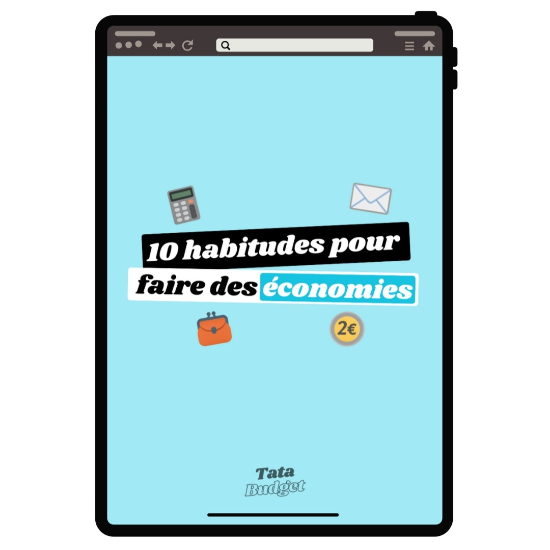E-book "10 habitudes pour faire des économies"